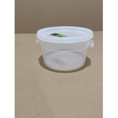 Круглий контейнер для зберігання продуктів 2,1 л з поліпропілену