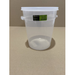 Круглий контейнер для зберігання продуктів 4,2 л з поліпропілену