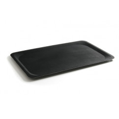 Таця сервірувальна склопластик, прямокутний, 200x280, чорний