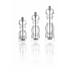 Мельница для соли прозрачная, 180 мм