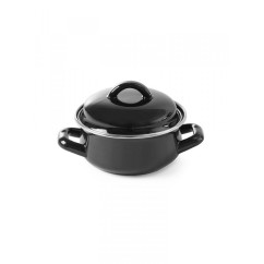 Каструля для супів і соусів - чорна, 0,6 л, Ø135x (H) 103 мм Каструля для супів і соусів - чорна, 0,6 л, Ø135x (H) 103 мм