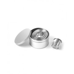 Висічка кондитерська, набір - овальна гладка, 52 см (H)