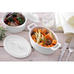 Горщик з кришкою, овальний 183x110x (H) 78 мм