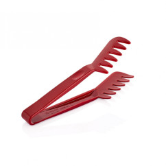 Щипці для спагетті з полікарбонату, 220 мм червоний