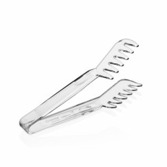 Щипці для спагетті з полікарбонату, 220 мм прозорий