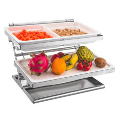 Шведська стійка з меламіновими гастроємностями