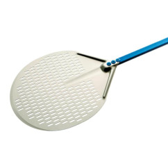 A-50F / 120 Лопата для піци кругла, перфорована GI.METALL, 500х1200