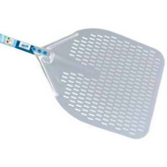 A-32RF Лопата для піци квадратна, перфорована GI.METALL, 330х300х1500