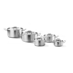 Каструля низька з кришкою Kitchen Line, 1,50 л, Ø160x (H) 75 мм - 836 002 Hendi Каструля низька з кришкою Kitchen Line, 1,50 л, Ø160x (H) 75 мм - 836 002 Hendi