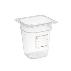 Гастроємність HACCP з поліпропілену GN 1/6 (H) 100 мм - 880 470 Hendi