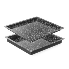 Гастроємність «Kонвектомат» GN 2/3 (H) 20 мм - емалювання - 890356 Hendi