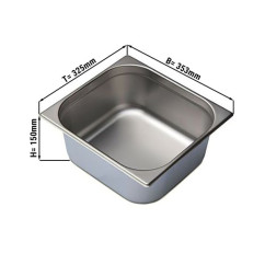 Контейнер GN 2/3 - глубина: 150 мм