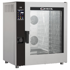 Пароконвектомат с сенсорной панелью управления и мойкой MTE10W GIORIK Пароконвектомат с сенсорной панелью управления и мойкой MTE10W GIORIK