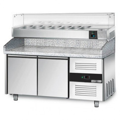 Холодильный стол для пиццы - 1,5 x 0,8 м