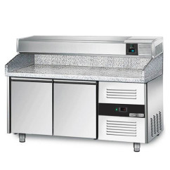 Холодильный стол для пиццы - 1,5 x 0,8 м