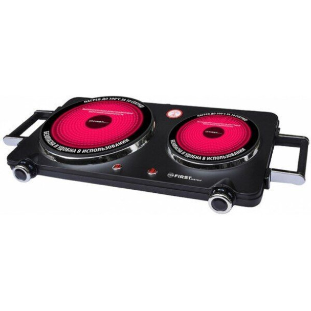 Электроплитка инфракрасная FA-5096-6 - 2500Вт, 2 конфорки