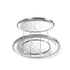 Етажерка для морепродуктів 2-х ярусна - ø400x (H) 200 mm 480519 Hendi Етажерка для морепродуктів 2-х ярусна - ø400x (H) 200 mm 480519 Hendi