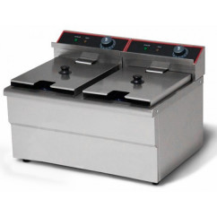 Фритюрниця електрична, 8 + 8 літрів - EFK643-8 + 8 GGM Gastro