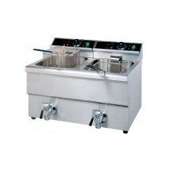Фритюрниця Подвійна З Краном 12+12 Л Hkn-Ft1212n