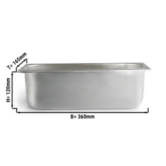 Гастроємність для морозива 36 x 16,5 x 12 см