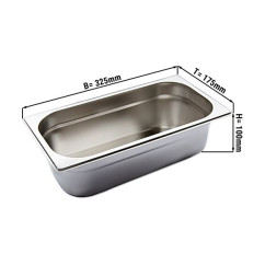 1/3 GN-контейнер - глибина 100 мм 1/3 GN-контейнер - глибина 100 мм