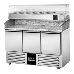 Холодильный стол для пиццы - 1,4 x 0,7 м