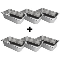Контейнер GN из нержавеющей стали 1/1 – глубина: 150 мм