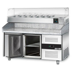Холодильный стол для пиццы - 1,5 x 0,8 м