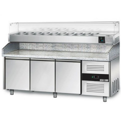 Холодильний стіл для піци - 2,0 x 0,8 м - POS208ND # AGG203ND GGM Gastro