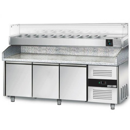 Холодильний стіл для піци - 2,0 x 0,8 м - POS208ND # AGG203ND GGM Gastro Холодильний стіл для піци - 2,0 x 0,8 м - POS208ND # AGG203ND GGM Gastro