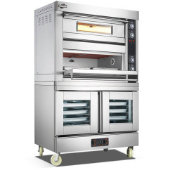 Подова піч з розстійною шафою WFC-204DF