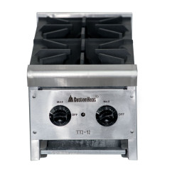 Плита газова настільна CUSTOMHEAT, 2-х конф. (ТТ2-12)