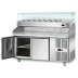 Холодильный стол для пиццы - 1,5 x 0,8 м - POS158N#AGG153N GGM Gastro