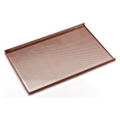 Деко для випічки - з тристоронньою відбортовкою, алюміній з силіконовим покриттям, 600x400 мм, п 808221 Hendi