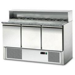 Саладетти / холодильний стіл для піци - 1,37 x 0,7 м - SAG147GN GGM Gastro Саладетти / холодильний стіл для піци - 1,37 x 0,7 м - SAG147GN GGM Gastro