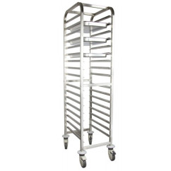 Тележка для подносов - 17 х GN 1/1 - TWE11 GGM Gastro