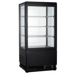 Вітрина панорамний холодильна - 68 л - PVNR72S GGM Gastro Вітрина панорамний холодильна - 68 л - PVNR72S GGM Gastro