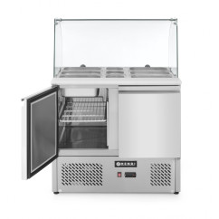 стіл для охолодження саладета зі скляною надставкою 2-дверний (232781) - 236185 Hendi стіл для охолодження саладета зі скляною надставкою 2-дверний (232781) - 236185 Hendi