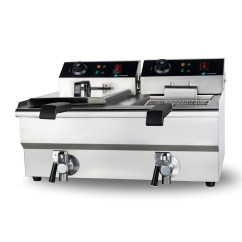 ФРИТЮРНИЦА HURAKAN HKN-FT1010N ДВОЙНАЯ С КРАНОМ 10+10 Л ФРИТЮРНИЦА HURAKAN HKN-FT1010N ДВОЙНАЯ С КРАНОМ 10+10 Л