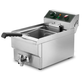 ФРИТЮРНИЦЯ HURAKAN HKN-FT10N ОДИНАРНА З КРАНОМ 10 Л