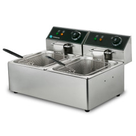 ФРИТЮРНИЦЯ HURAKAN HKN-FT66N ПОДВІЙНА 6+6 Л