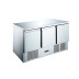 СТІЛ ХОЛОДИЛЬНИЙ HURAKAN HKN-GXS3GN 3-Х ДВЕРНИЙ З НИЖНІМ РОЗМІЩЕННЯМ АГРЕГАТУ