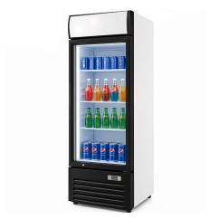 ШКАФ ХОЛОДИЛЬНЫЙ HURAKAN HKN-BC249C, СТЕКЛЯННЫЕ РАСПАШНЫЕ ДВЕРИ