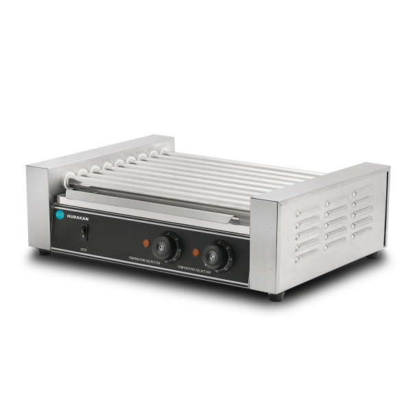 ГРИЛЬ "ХОТ-ДОГ" HURAKAN HKN-GW9M2 НА 9 РОЛИКІВ З ДВОМА МОТОРАМИ