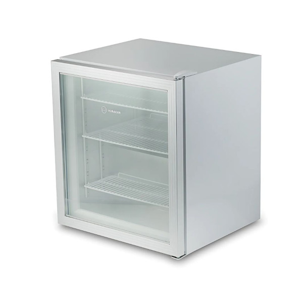 ШАФА МОРОЗИЛЬНА БАРНА HURAKAN HKN-UF100G НА 88 Л, СКЛЯНІ РОЗПАШНІ ДВЕРІ