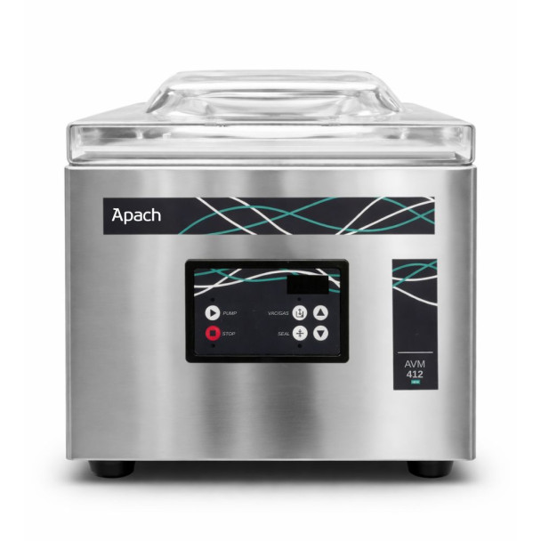 ВАКУУМНИЙ ПАКУВАЛЬНИК APACH AVM 412 (дві планки)