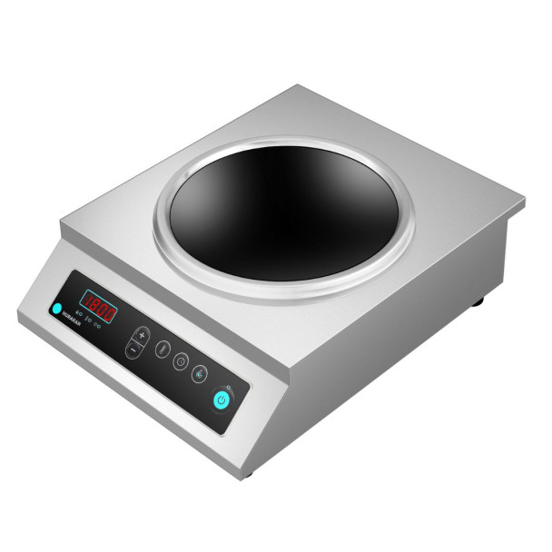 ПЛИТА ИНДУКЦИОННАЯ ВОК HURAKAN HKN-ICW35M WOK С МЕХАНИЧЕСКИМ УПРАВЛЕНИЕМ, 3500W