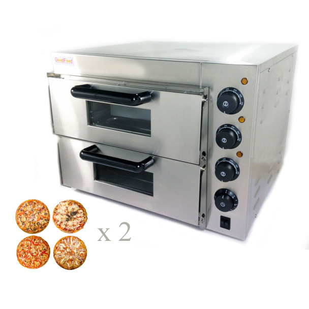 Електрична піч для піци 4+4х20 GoodFood PO2