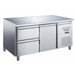 Стіл холодильний GoodFood GF-UGN1220TN-HC UNDERCOUNTER дві шухляди